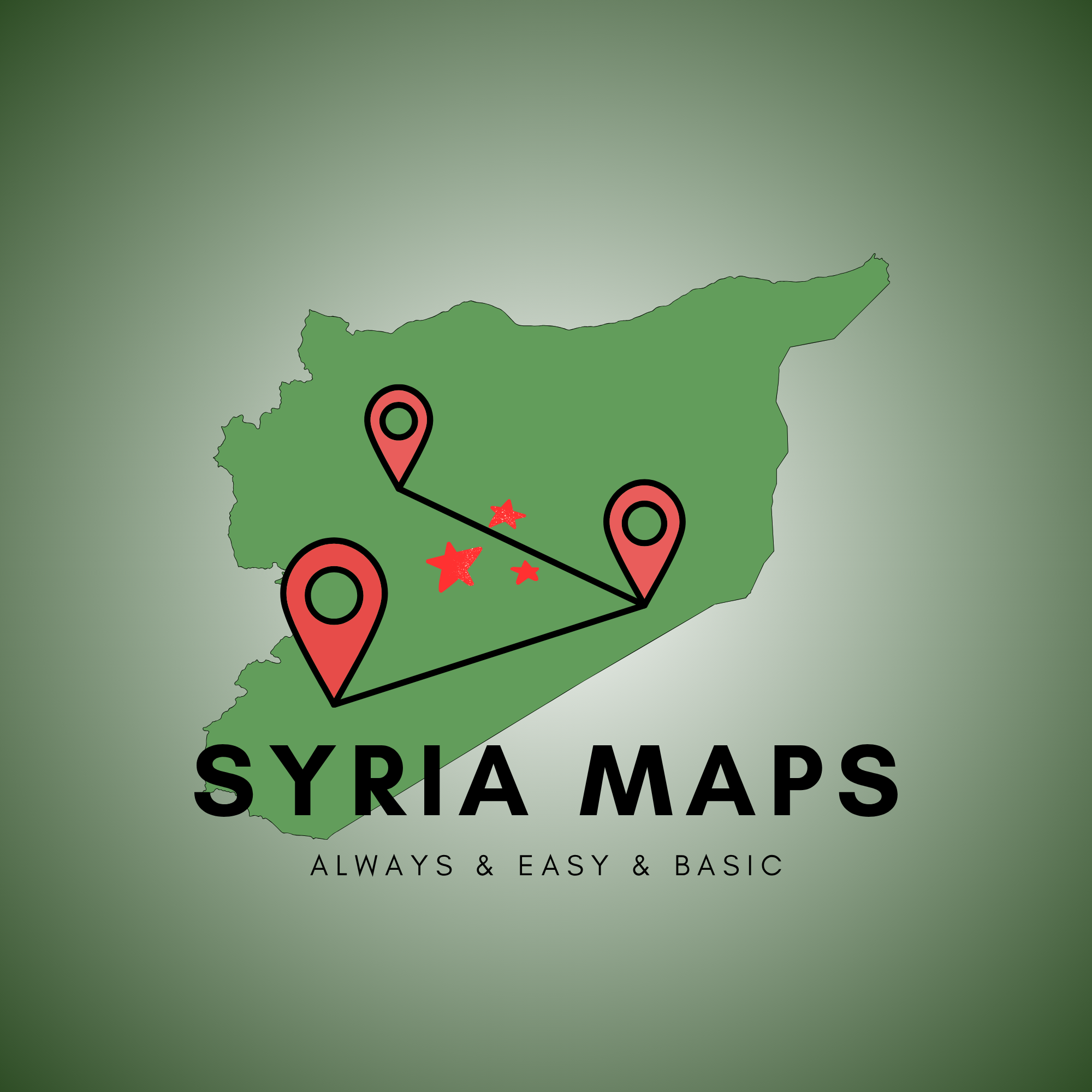 Syria Map logo